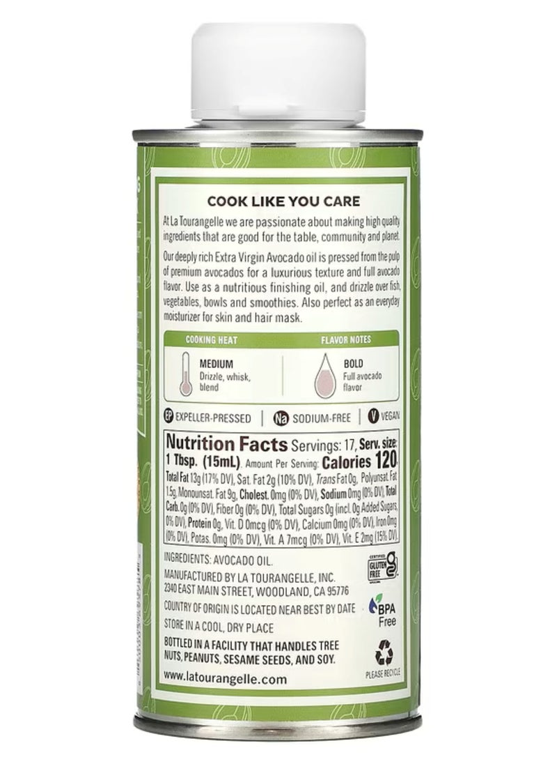La Tourangelle - La Tourangelle, Avocado , 8.45 fl oz (250 ml) - Image 1