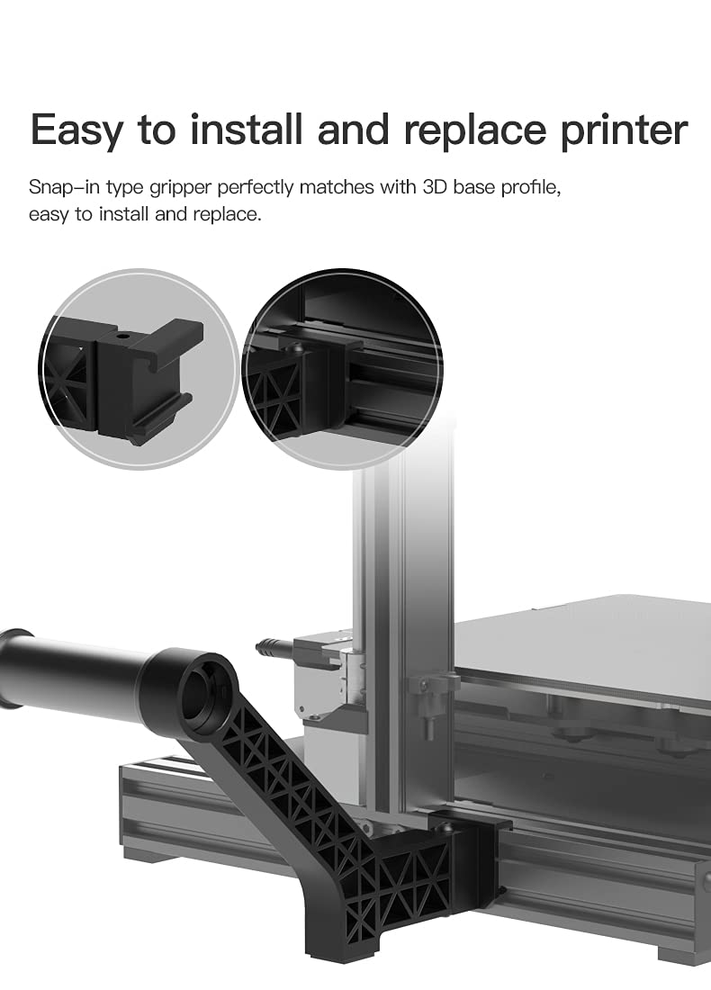 POLISI3D Original Upgrade Rotatable Filament Holder Mount Spool Bracket Compatible with Creality Ender 3 V2 Ender3 Pro/Max, CR-6 SE/Max, CR-10 MAX/AC Vyper/Kobra 3D Printer - Image 5