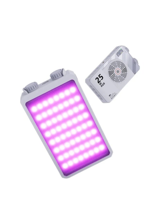 اف اكس ستوديو FxStudio LED-C09 ( 25W ) RGB Video Light Panel + Cold show - Image 2