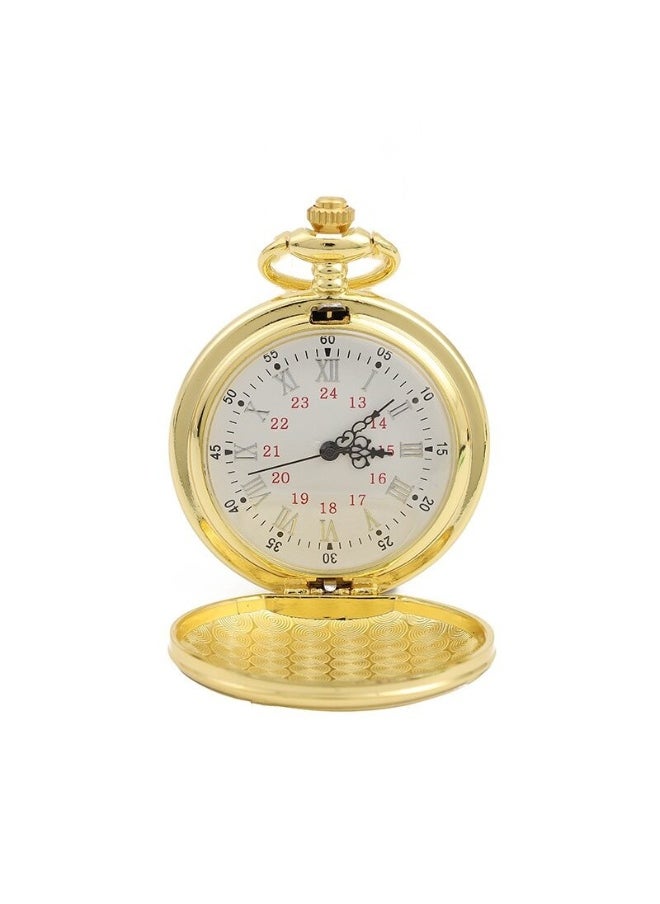 NIBEMINENT Vintage Metal Analog Pocket Watch Unisex Casual Style  - Image 2