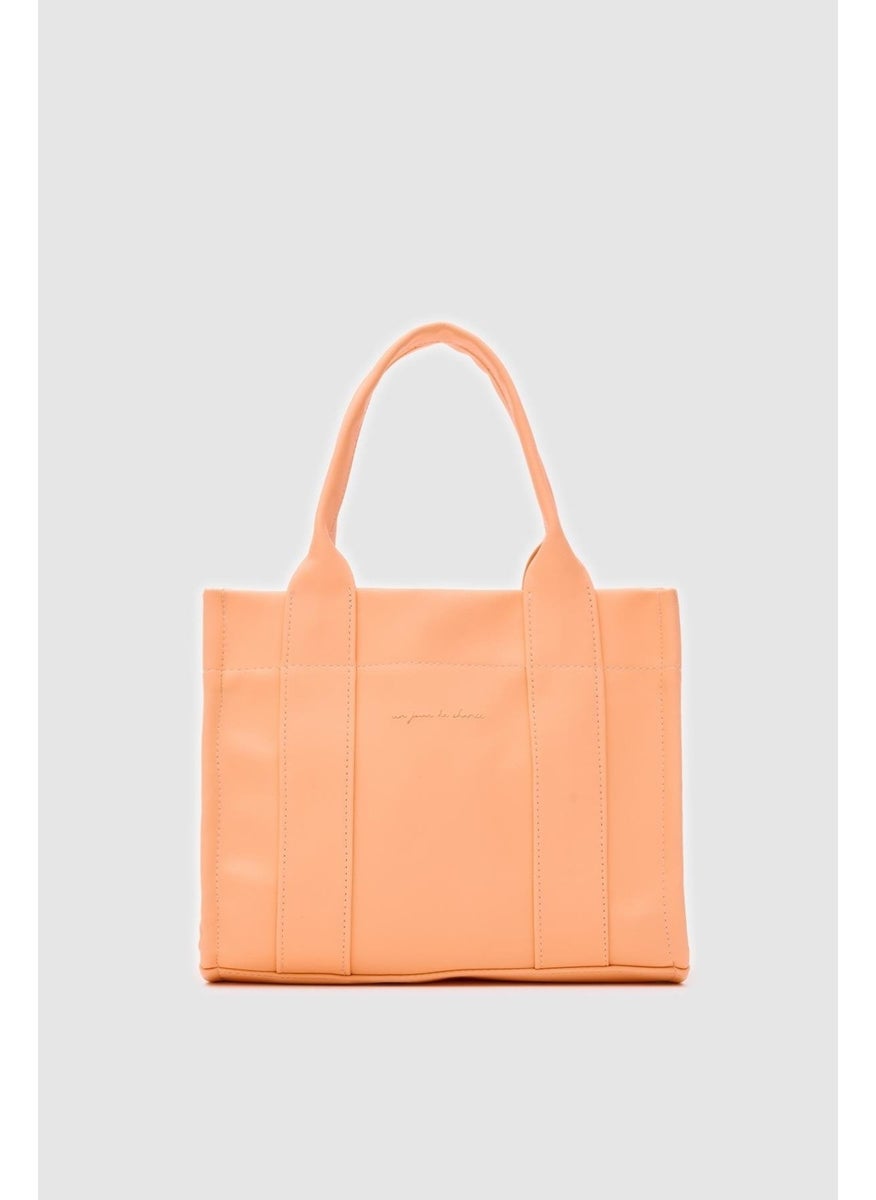 Shule Bags حقيبة توت من جلد صناعي وردي بوني  - Image 1