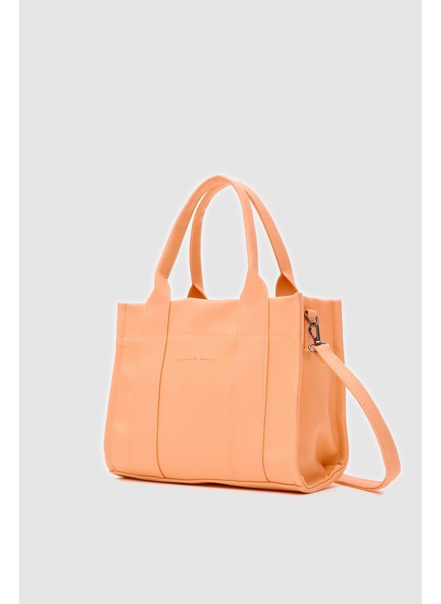 Shule Bags حقيبة توت من جلد صناعي وردي بوني  - Image 2