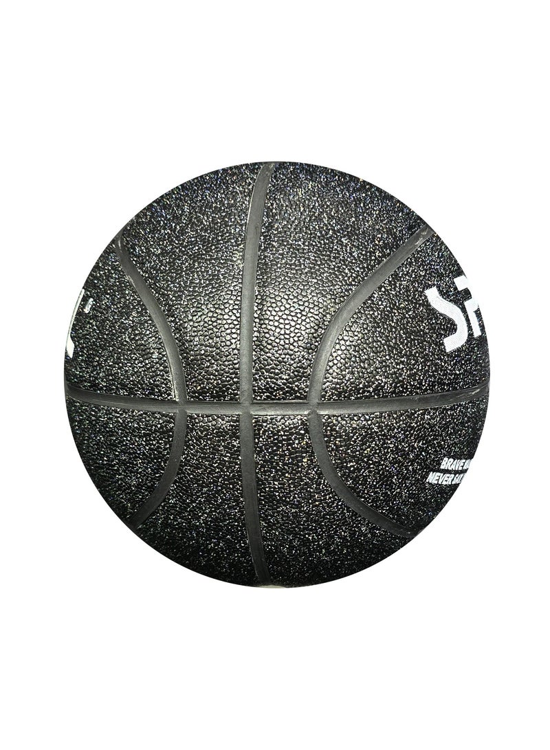 Spall Basketball Indoor/Outdoor Official Regulation Size Streetball Rubber Basketball Deep Channel Construction Made For Unisex Men And Women Youth And Adult For Professional Training And Games - Image 5