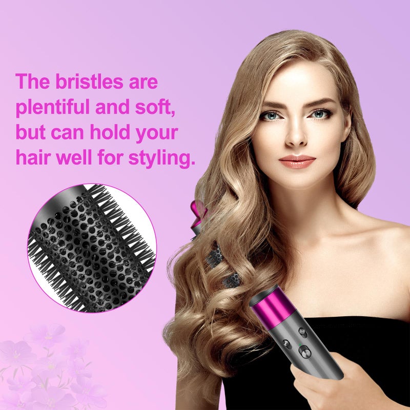 PUREGUST Round Brush Attachment for Dyson Air wrap Oval Round Volumizing Brush for Dyson Airwrap Accessories, Rose - Image 3
