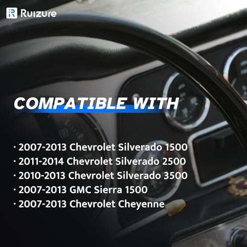 Ruizure Rear ABS Wheel Speed Sensor Left Right fit for 07-13 Chevy Silverado 1500 2500 3500 Cheyenne, GMC Sierra 2007 2008 2009 2010 2011 2012 2013, Driver Passenger Side, ALS1757, 2pcs - Image 2