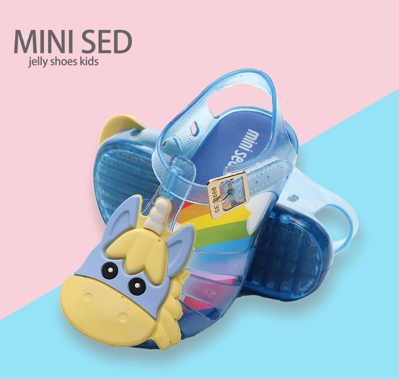 Strict Selection of Children''s Shoes meliss * Jelly Shoes Sandals Little Ma Bao Woven Sandals Student Shoes Casual Shoes Korean Style Sandals - Image 1