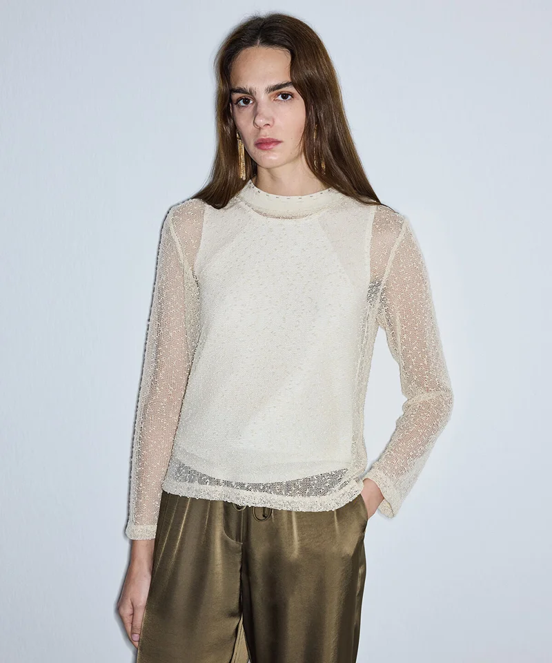 ابيكول Two-Piece Knit Top