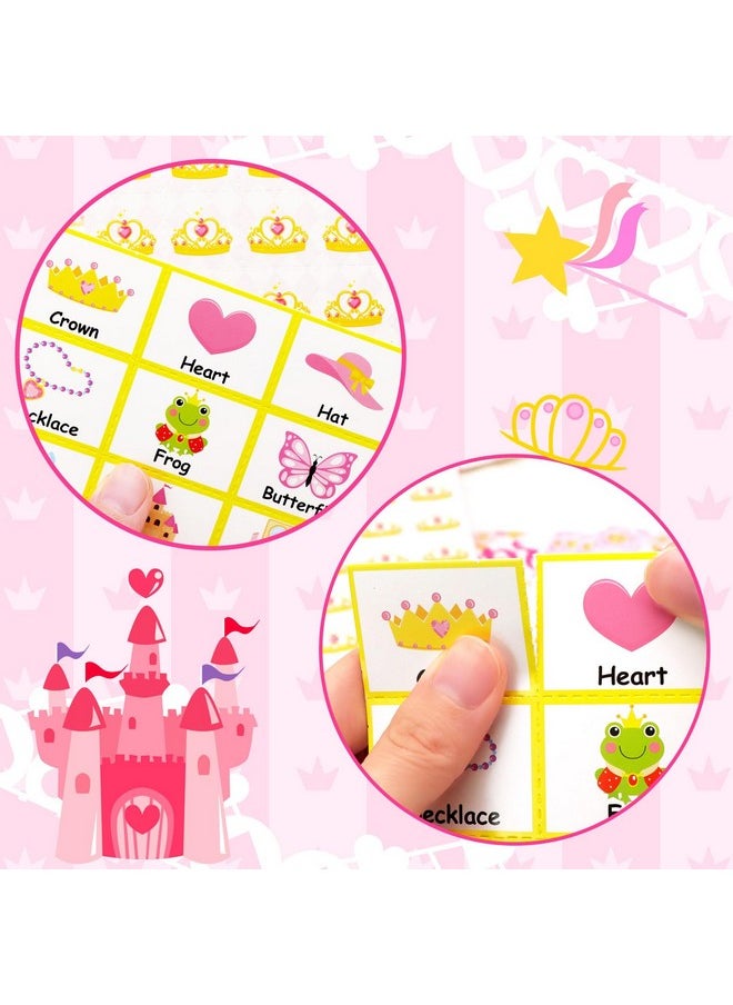 Pink Princess Bingo Game 24 Players Princess Bingo Games Cards For Tea Party Decorations Princess Birthday Family Holiday Party Supplies School Activities Bridal Shower Wedding Party Favors - pzsku/Z14646E4332B09AFF9BDBZ/45/_/1732788263/bbd12931-1fda-46b2-a7fa-1b4711eeb43e