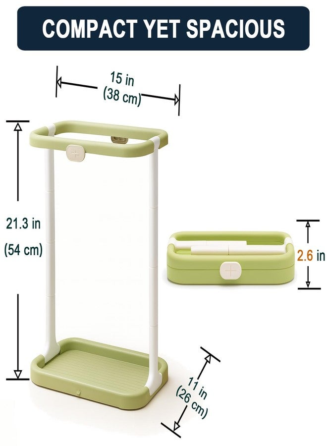 HolaKit Portable Trash Bag Holder - Foldable & Lightweight Trash Bag Stand, Collapsible Trash Can for Camping, Outdoor, Car & Home Use - Easy Assembly, Compact Storage, Includes 15PCS Bags - Image 2