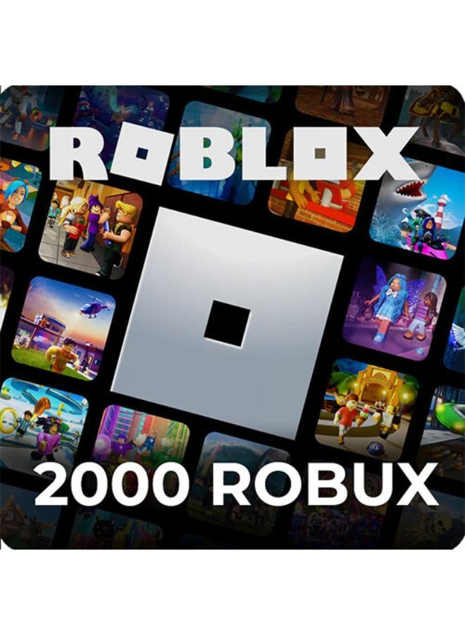 Global 2000 Points Robux Gift Card
