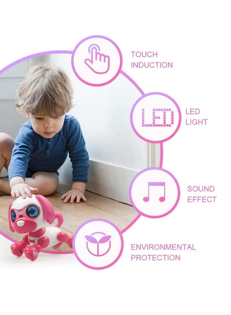 Robot Dog for Kids, Induction Touch Electric Toy Dog, Commands Sing, Dance, Barks, Walks Electronic Pet Dog for All Ages Boys and Girls Gifts - Image 4