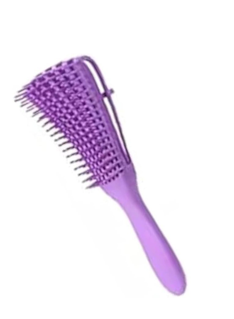 Generic Detangle Hairbrush Eight-Claw Comb Multicolor 
