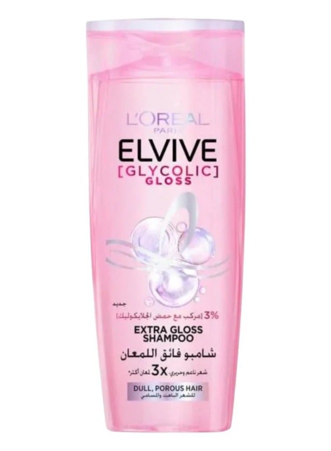 L'OREAL PARIS Loreal Paris Elvive Glycolic Gloss  Shampoo For Dull ,Porous Hair 400Ml - Image 1