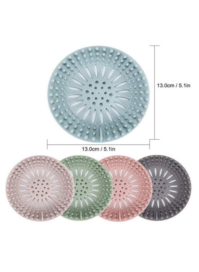 5 Pcs Bathroom Sink Drain Strainers, Hair Catcher Shower Drain Covers Protector - Image 2