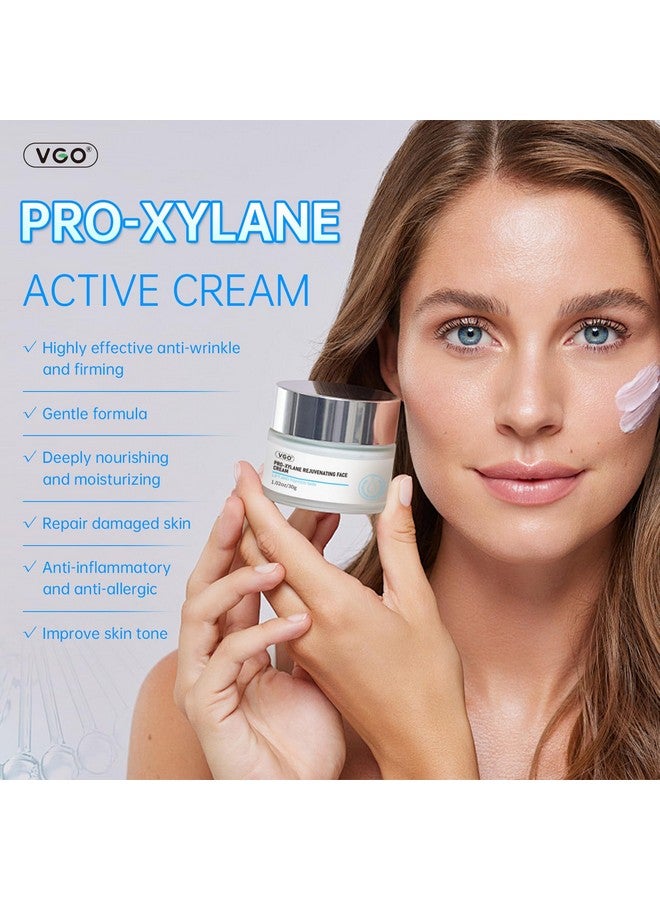 VGO VGO Pro-Xylane Active Cream - Plumping & Firming, Daily Face Repair Moisturizer Hydrating for All Skin Types 30g / 1.02oz  - Image 3