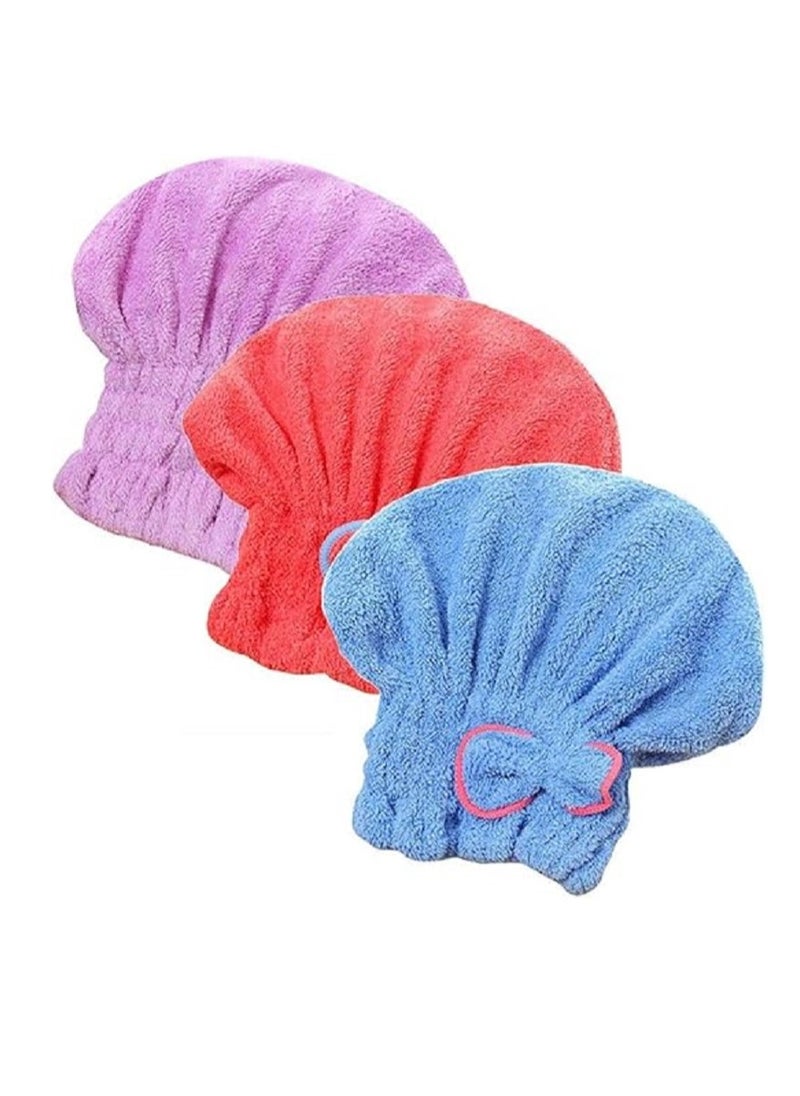 Generic - Hair Drying Cap, Super Absorbent Microfiber Towel (Assorted Colors) - Image 1