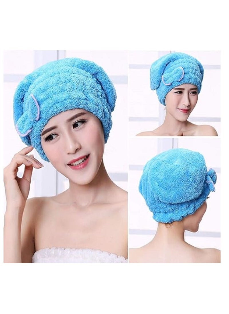 Generic - Hair Drying Cap, Super Absorbent Microfiber Towel (Assorted Colors) - Image 1