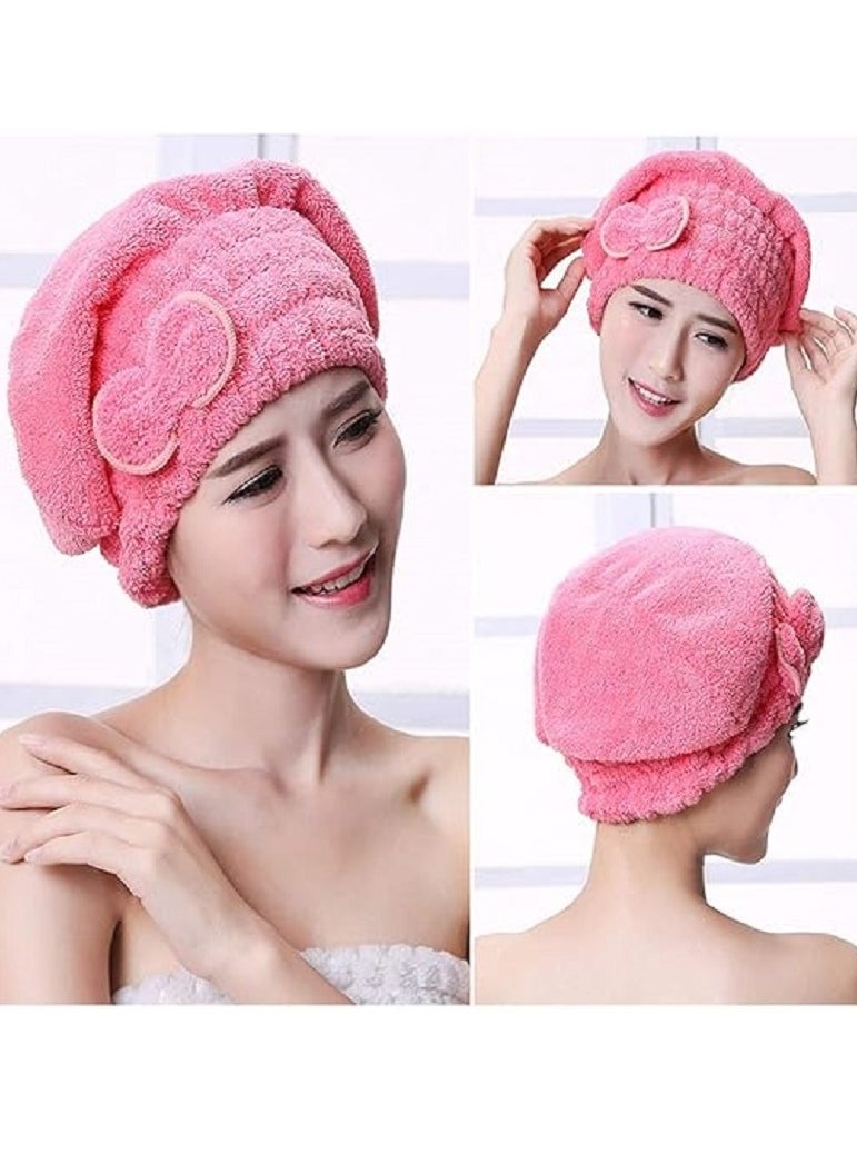Generic - Hair Drying Cap, Super Absorbent Microfiber Towel (Assorted Colors) - Image 1