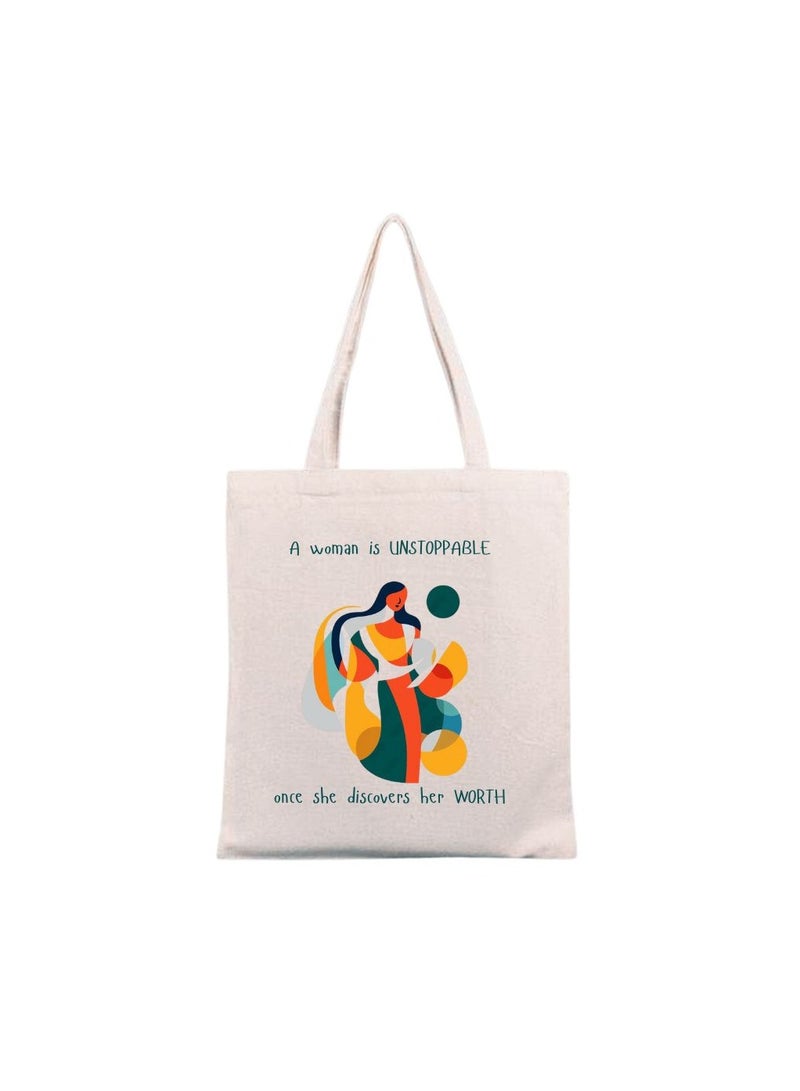 PRINTSHOP4ME International Women’s Day Cotton Bag-Eco-Friendly,Durable,Reusable Tote|Use For Gifts And Daily Essentials. - Image 1