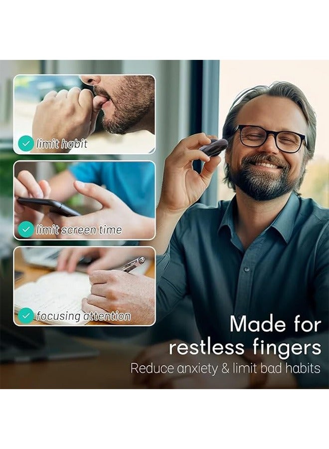 هاهاهاي 2 قطعة ألعاب خشبية لتخفيف التوتر، ألعاب تململ للكبار، ألعاب محمولة لتخفيف التوتر، كرات خشبية لتخفيف التوتر، ألعاب روبيك الصغيرة الهادئة للمكتب، ألعاب مكتبية، تخفف من القلق والتوتر، رائعة للمكتب! - Image 4
