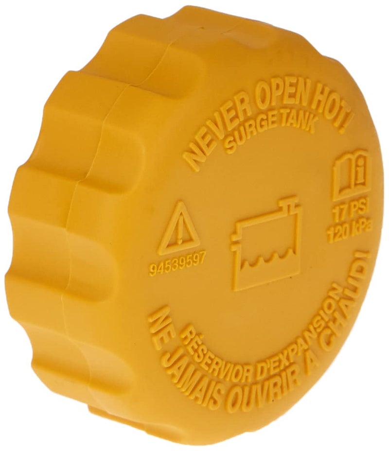 غطاء خزان الضغط الرادياتير ACDelco GM الأصلي 94539597 17 P.S.I.، أصفر
