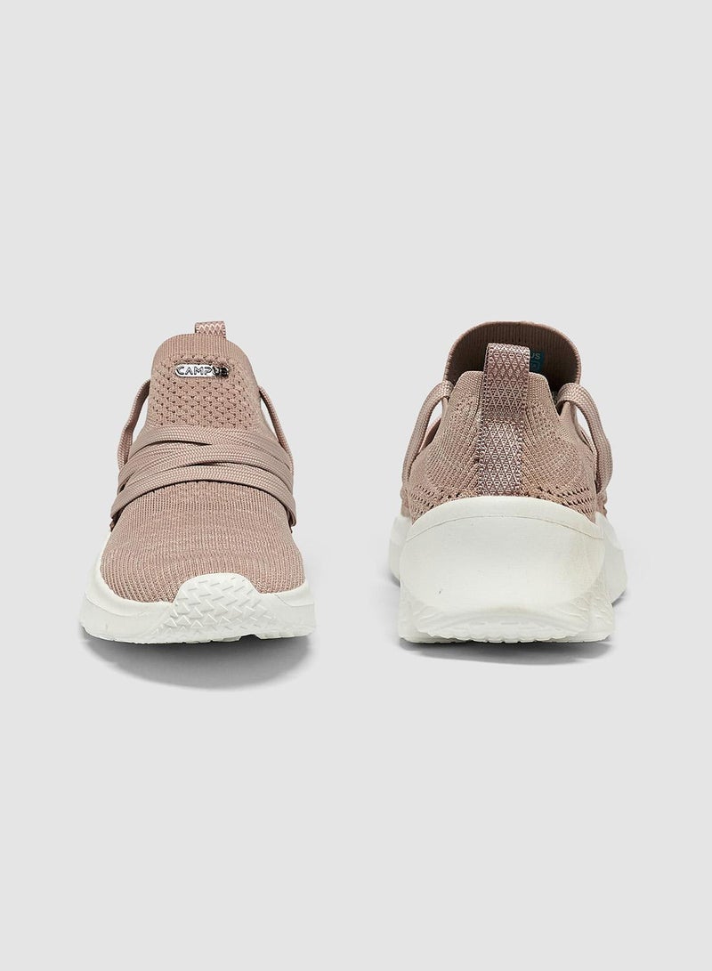 CAMPUS Women’s Peach Slip On Shoes– Solid Monochrome Design Shoes that Makes Every Outfit Stand Out - Image 4