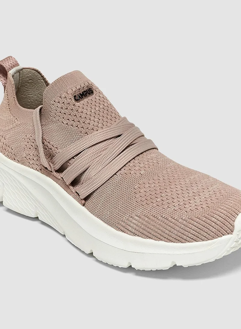 CAMPUS Peach/Wht Women’s Peach Slip On Shoes– Solid Monochrome Design Shoes that Makes Every Outfit Stand Out for Women | Best Price UAE