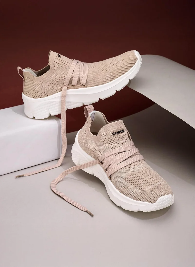 CAMPUS Peach/Wht Women’s Peach Slip On Shoes– Solid Monochrome Design Shoes that Makes Every Outfit Stand Out for Women | Best Price UAE