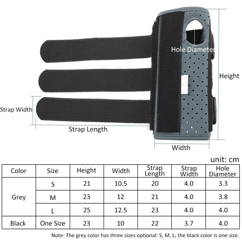 Wrist Support One Size Right Hand Breathable Material - Aluminum Splints Contour Hand For Wrist Stability Ergonomic Hand Support For Arthritis Tendonitis Sprains Strains - Image 4