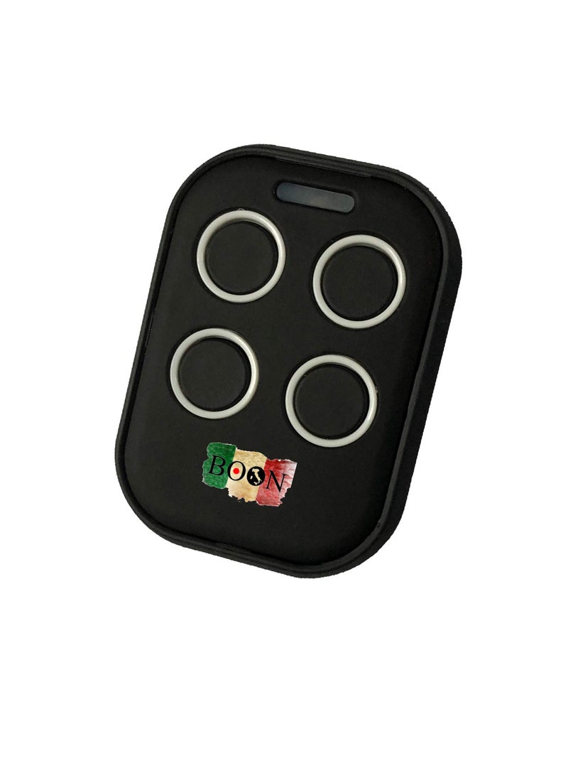 BOON Universal Remote Control Automatic Italian Self-learning Garage Automatic Gates Alarms and Automatisms 433mhz Fast Copy - Fix Code (White)