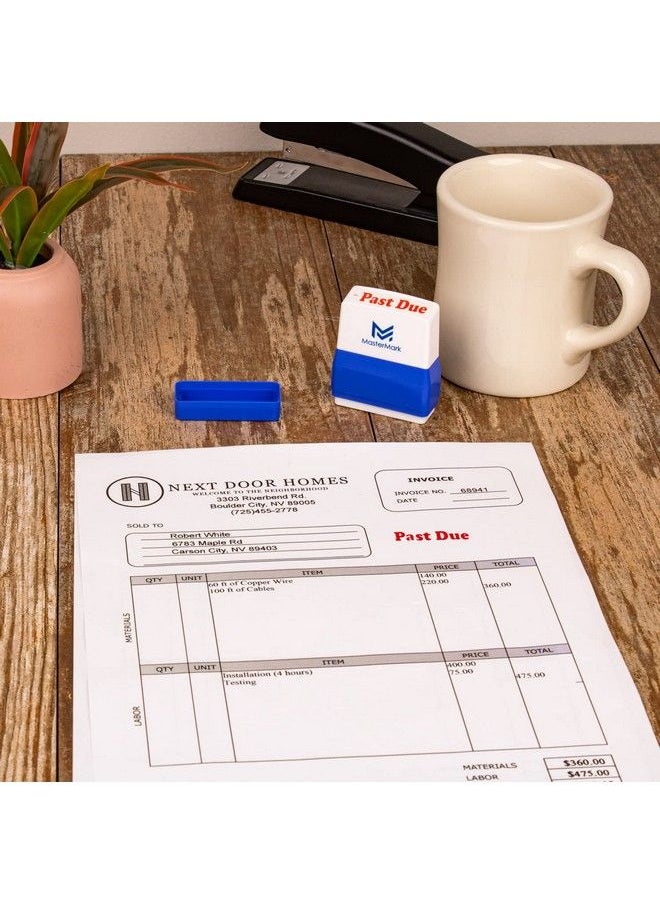 MasterMark - Preinked Premium Office Stamp Past Due - Image 1