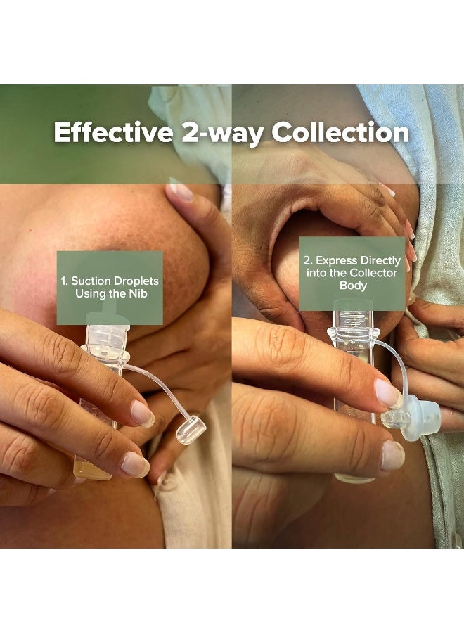 Haakaa Colostrum Collectors for Breastfeeding Moms to Collect Store and Feed Colostrum, 4ml/2pcs - Image 5
