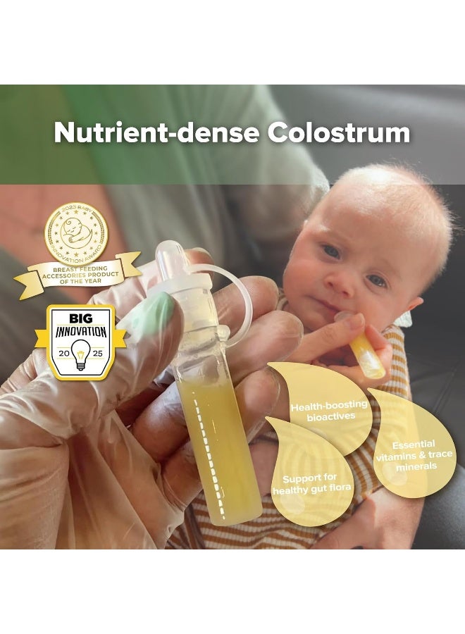 Haakaa Colostrum Collectors for Breastfeeding Moms to Collect Store and Feed Colostrum, 4ml/2pcs - Image 2