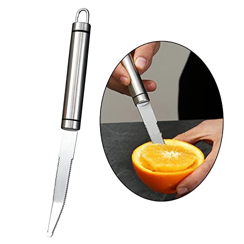 CALANDIS® Manual Grapefruit Knife Kitchen Peeler Long Handle for Fruit Curved Lemon - Image 3