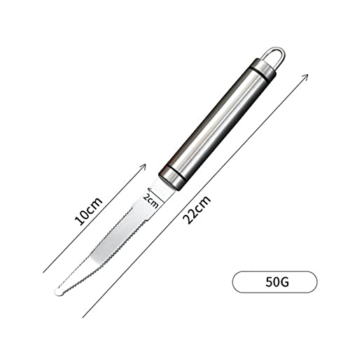 CALANDIS® Manual Grapefruit Knife Kitchen Peeler Long Handle for Fruit Curved Lemon - Image 2