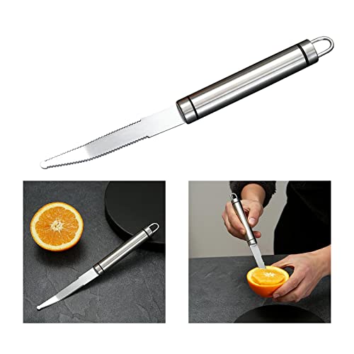CALANDIS® Manual Grapefruit Knife Kitchen Peeler Long Handle for Fruit Curved Lemon - Image 4