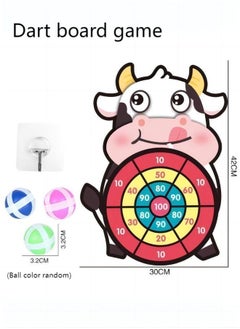 Generic Darts board game, sticky ball throwing and children's shooting game, indoor and outdoor puzzle toys, board+three balls  - Image 3