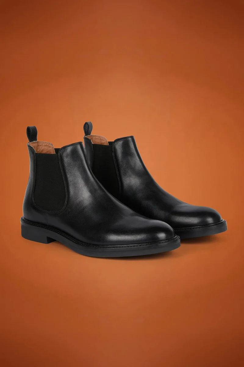 دوبل غانغر Men's Chelsea boots - Black