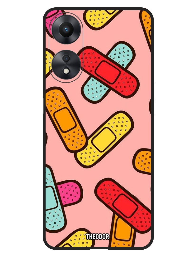 Theodor Protective Case Anti Scratch Shock Proof Bumper Cover For Oppo F23 5G Patches - Image 1