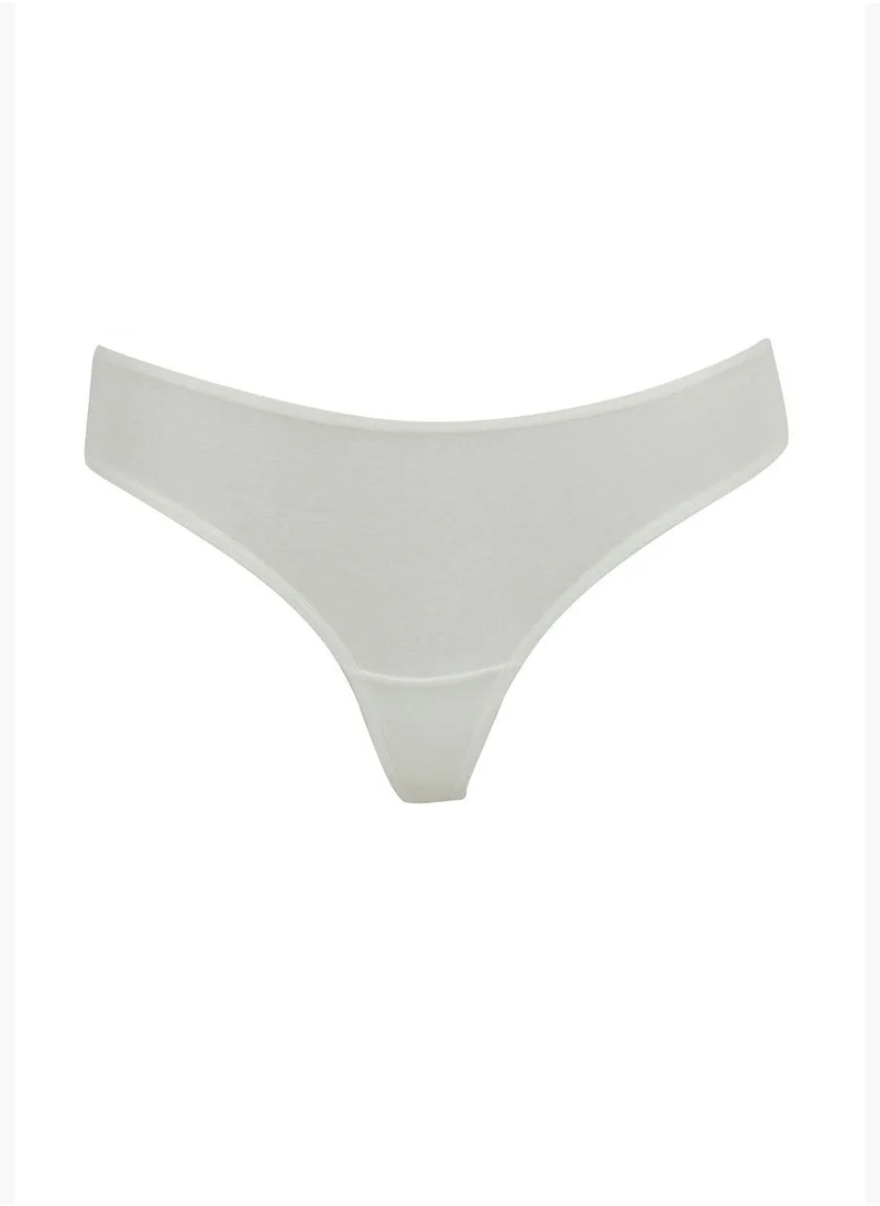 DeFacto 3 Pack Basic Thong Set