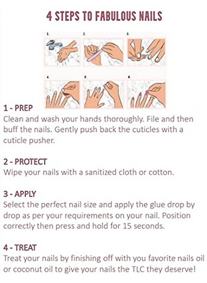 KLOSS BEAUTY - Butterfly Coffin Nails Set Of 24 Reusable Uv Treated Gel Finished Presson Nails With Matt Finish (Assorted On White) - Image 1
