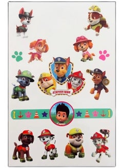 PAW PATROL Waterproof Temporary Tattoo Sticker For Kids 