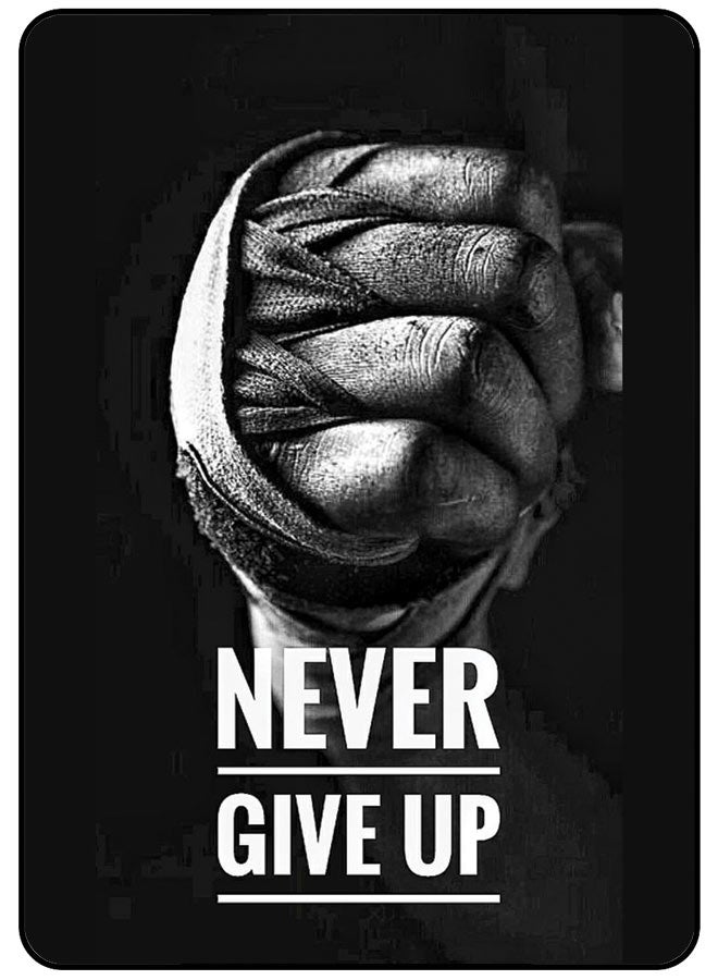 AMINA ALSHEBLI Protective Case Cover For Samsung Galaxy Tab S3 9.7 Inch 2017 Never Give Up - Image 1