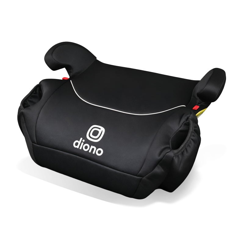 Diono Solana, No Latch, Single Backless Booster Car Seat, Lightweight, Machine Washable Covers, Cup Holders, Blue - Image 1