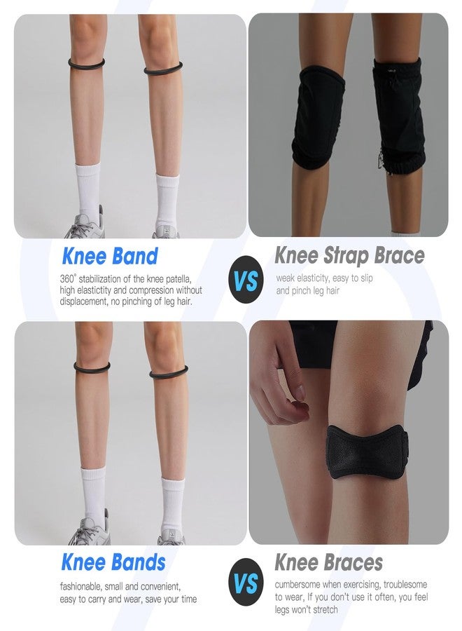 Braylin 6pcs(3-Pair) Knee Strap, Silicone Knee Brace, Knee Protector Band for Working Out, Fitness Gym, Running or Sports, Knee Support Strap - Image 5