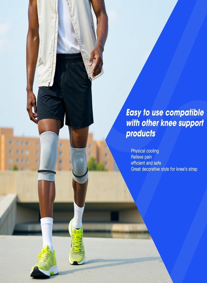 Braylin 6pcs(3-Pair) Knee Strap, Silicone Knee Brace, Knee Protector Band for Working Out, Fitness Gym, Running or Sports, Knee Support Strap - Image 3