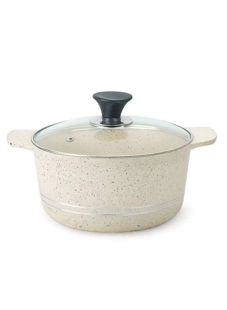 سونكس طقم أواني الطهي المصنوعة من الألومنيوم المُسبوك 11 قطعة – سطح مغلف بالرخام، صديق للبيئة، وقوي - Image 3