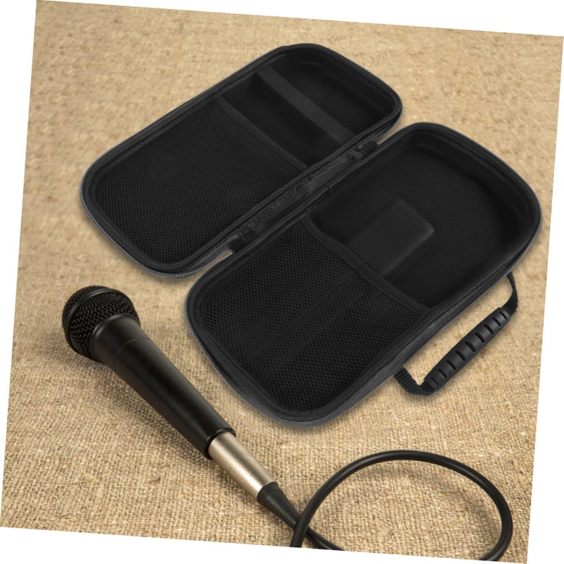 Eva Wireless Microphone Case With Zippers Mesh Pockets For Cables Sponge Cover - Image 4