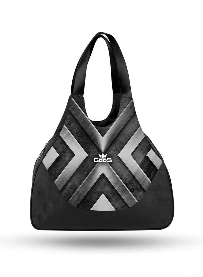 جودز حقيبة سفر GODS Creed Crypto Duffle Bag - سعة 35 لترًا، حقيبة رياضية للسفر، سهلة الحمل، مزودة بسحابات Mighty Coil Multitech، خفيفة الوزن ومقاومة للماء، مناسبة للرجال والنساء | معدنية - Image 1