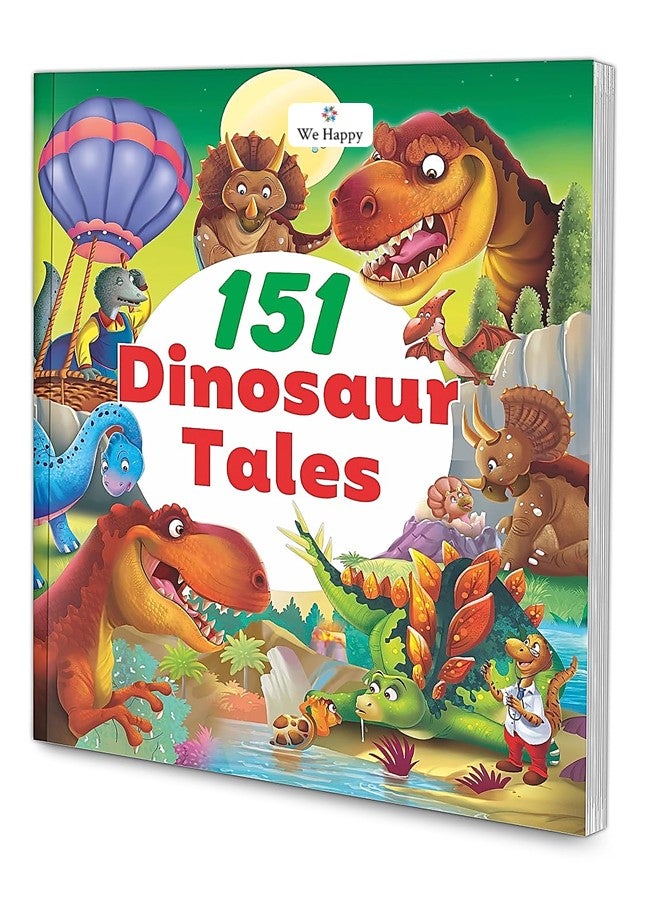 We Happy 151 Dinosaur Tales Story Book Fun and Educational Learning Toy - Image 1